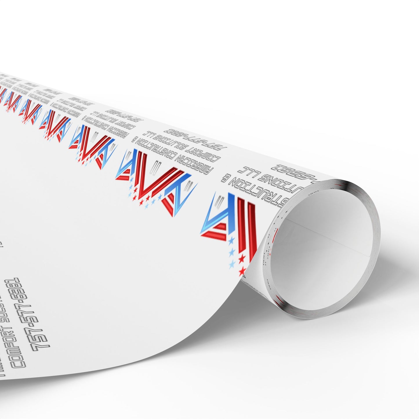 Patriotic Union Jack Accent Wrapping Paper Roll