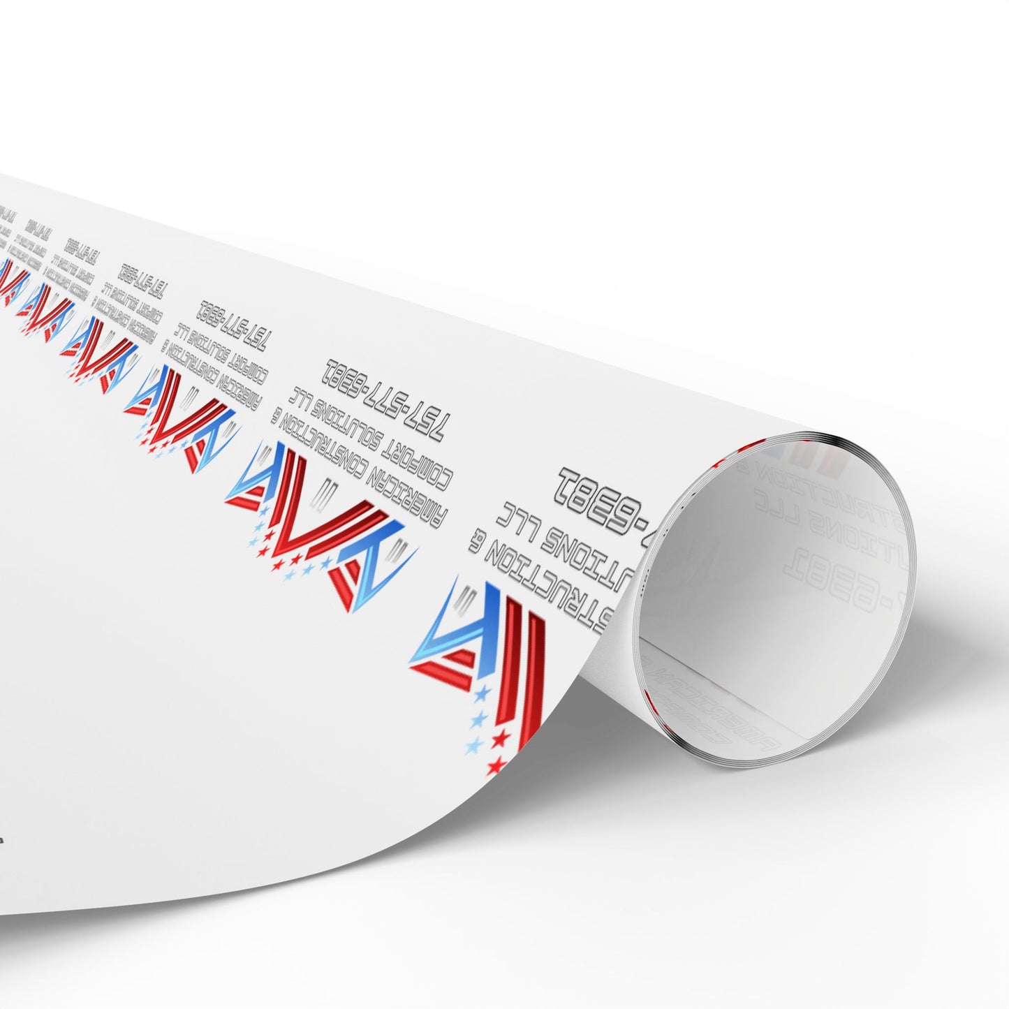 Patriotic Union Jack Accent Wrapping Paper Roll