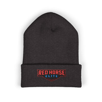 Red Horse Elite Embroidered Cuffed Beanie