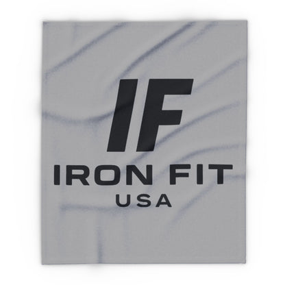 Arctic Fleece Blanket - Soft Warm Throw for Cozy Nights, Gym Lovers Gift, Modern Home Decor, Workout Blanket, Holiday Present