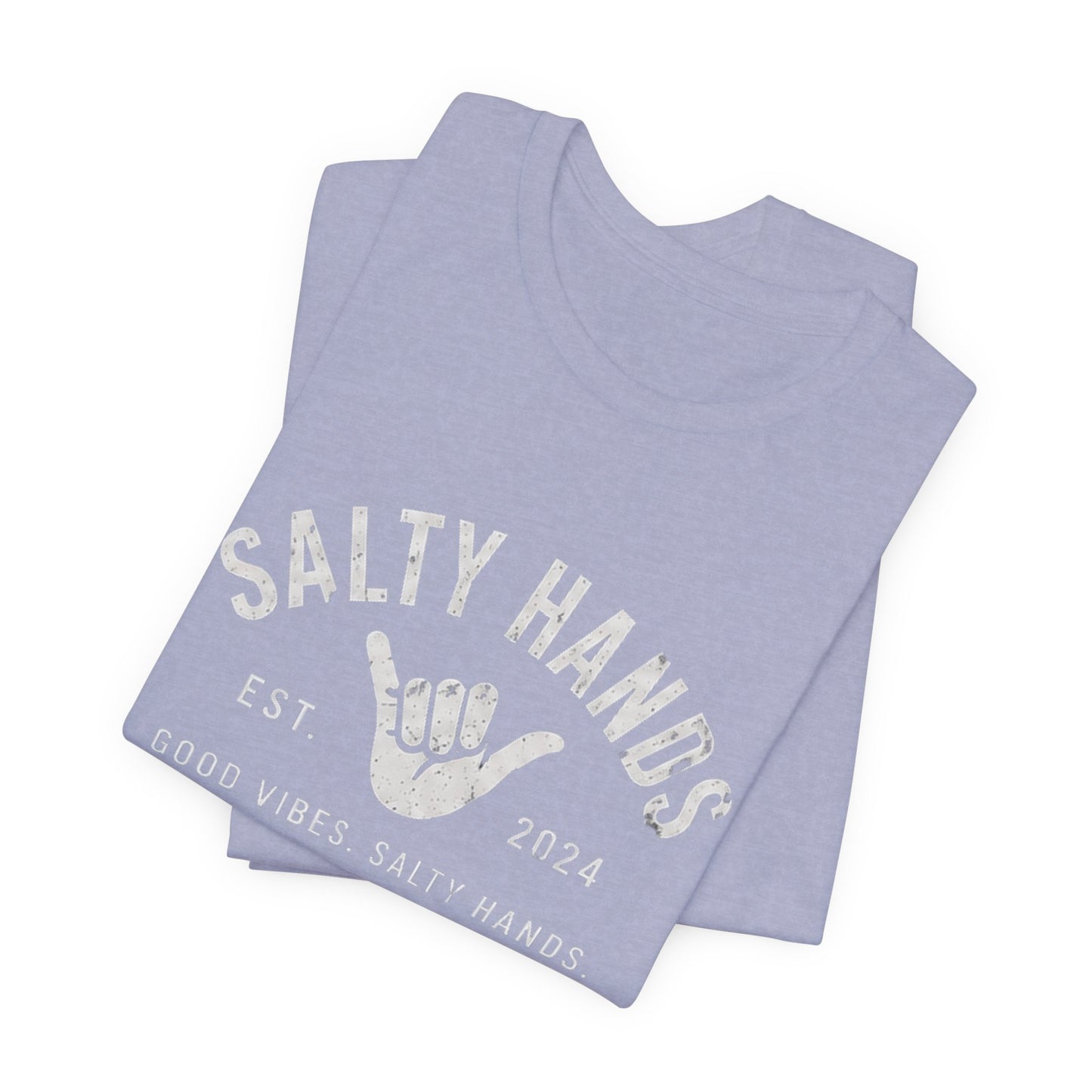 Salty Hands Tee — Good Vibes Surf T‑Shirt