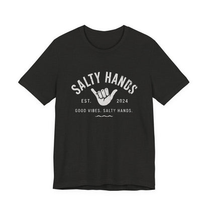 Salty Hands Tee — Good Vibes Surf T‑Shirt