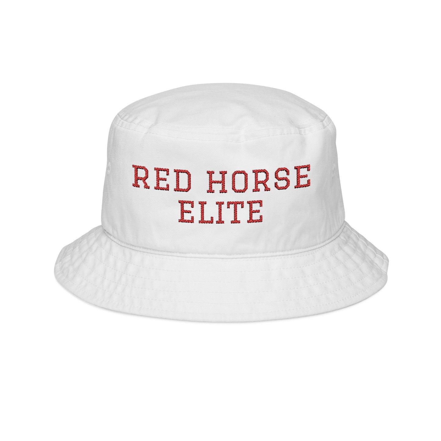 Red Horse Elite Embroidered Bucket Hat