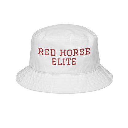 Red Horse Elite Embroidered Bucket Hat