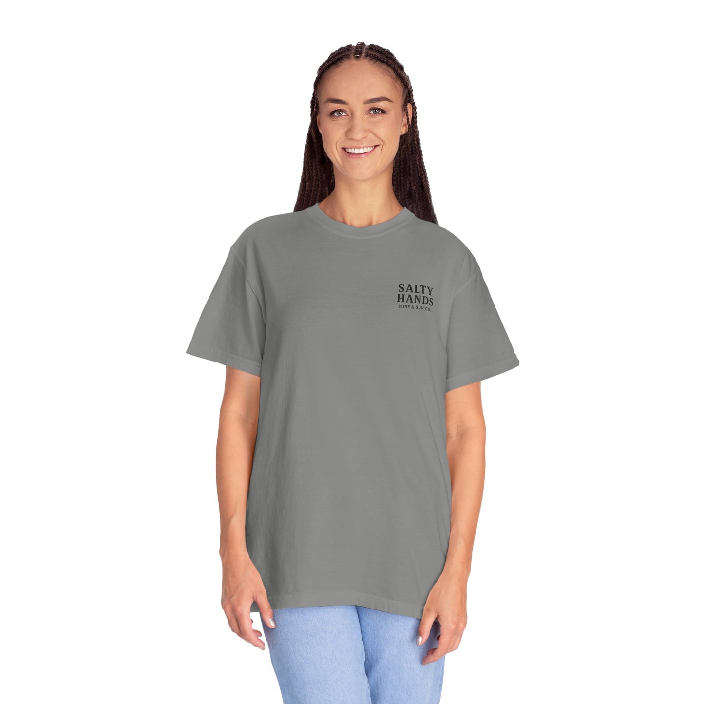 Salty Hands Surf & Sun T-Shirt — Crystal Coast Graphic Tee