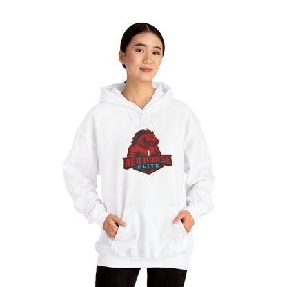 Red Horse Elite Logo Hoodie – Athletic Team Pullover