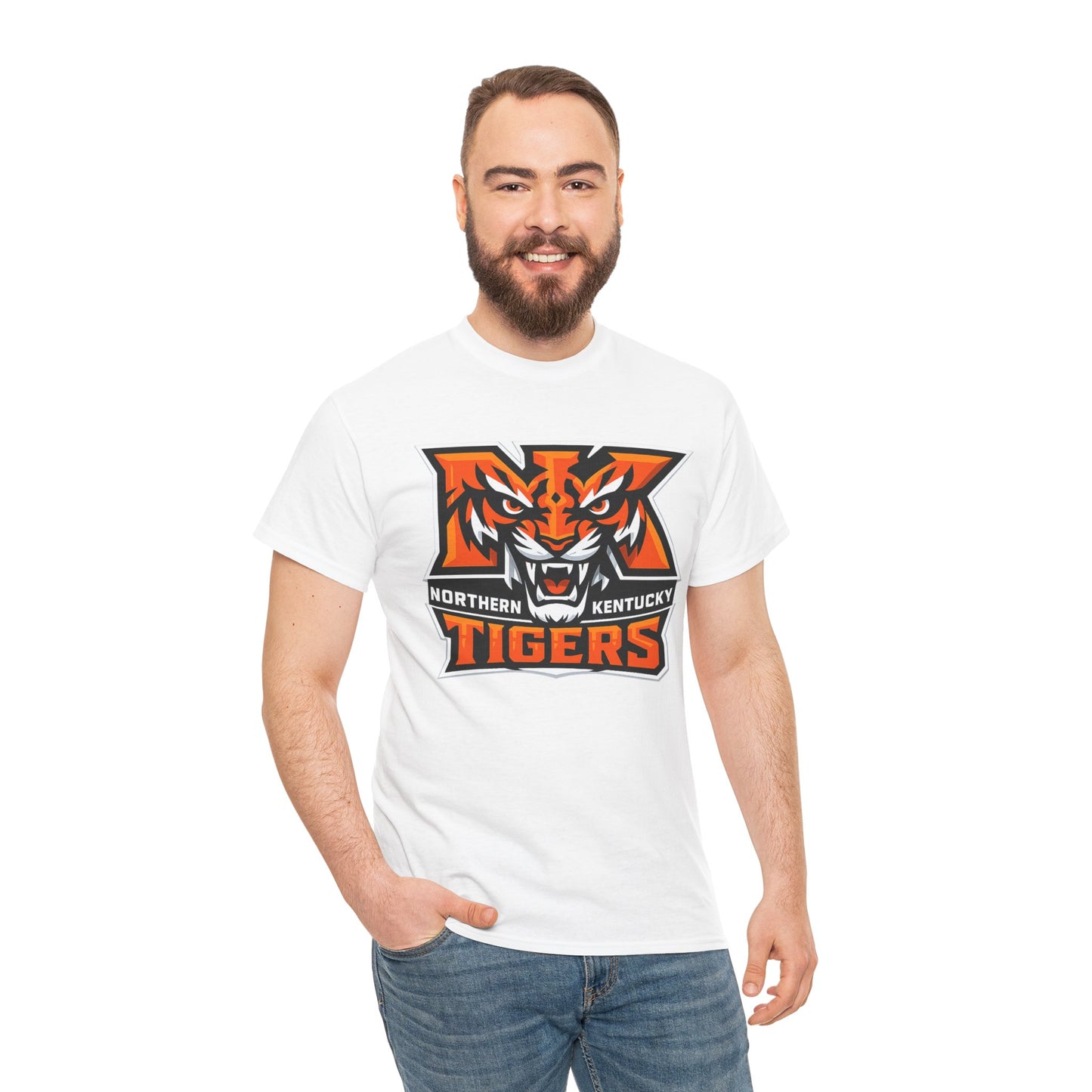 Northern Kentucky Tigers Orange Mascot Logo Tee