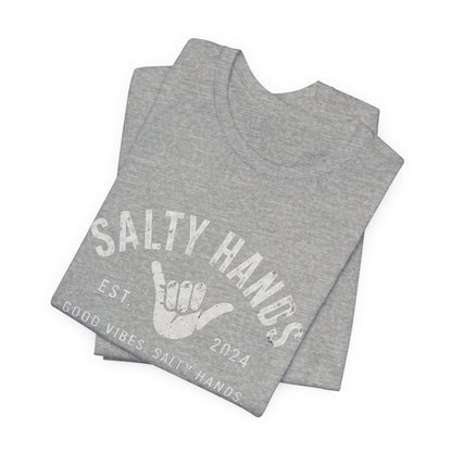 Salty Hands Tee — Good Vibes Surf T‑Shirt