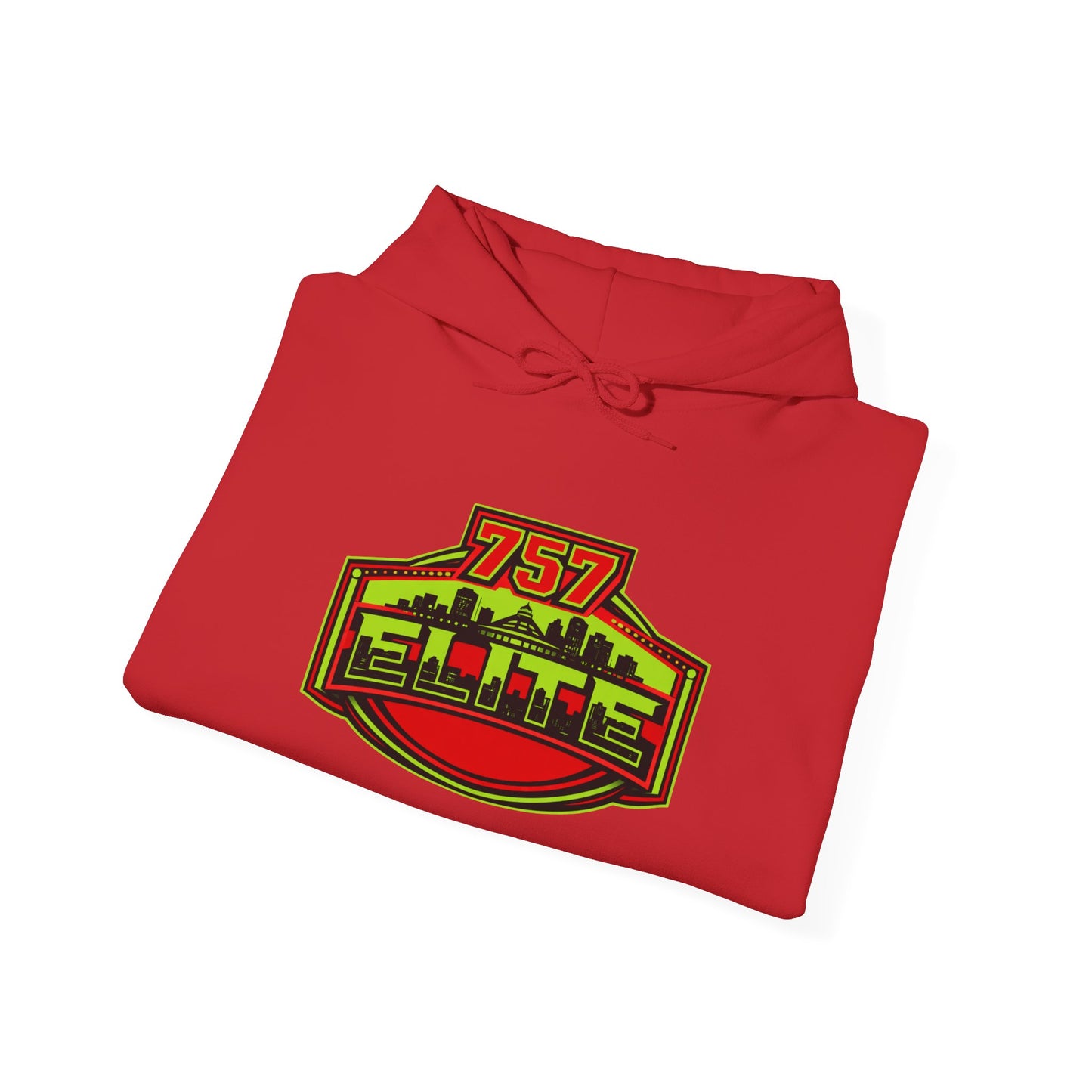 757 Elite Hoodie — Hampton Roads Skyline Logo Pullover