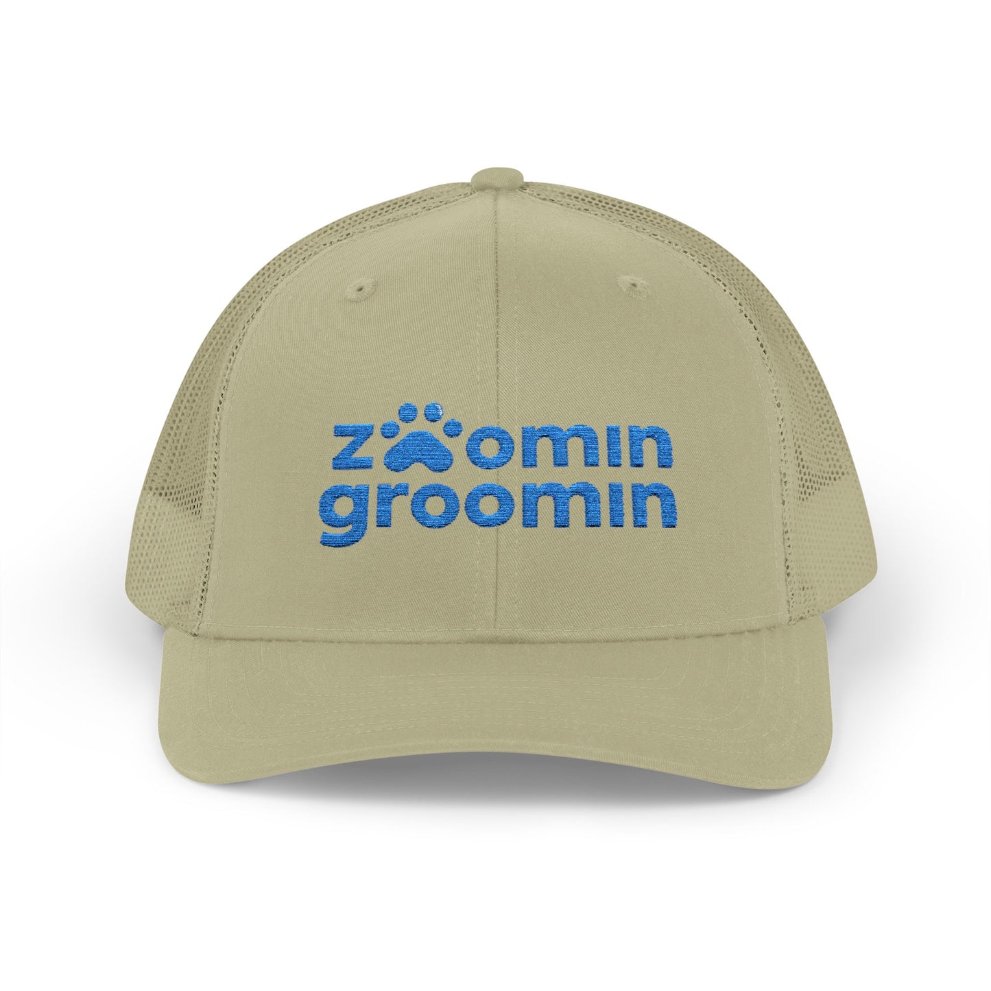 Embroidered Zoomin Groomin Snapback Trucker Cap - Perfect Gift for Pet Lovers, Dog Groomers, Animal Enthusiasts, Casual Wear, Fun Accessories