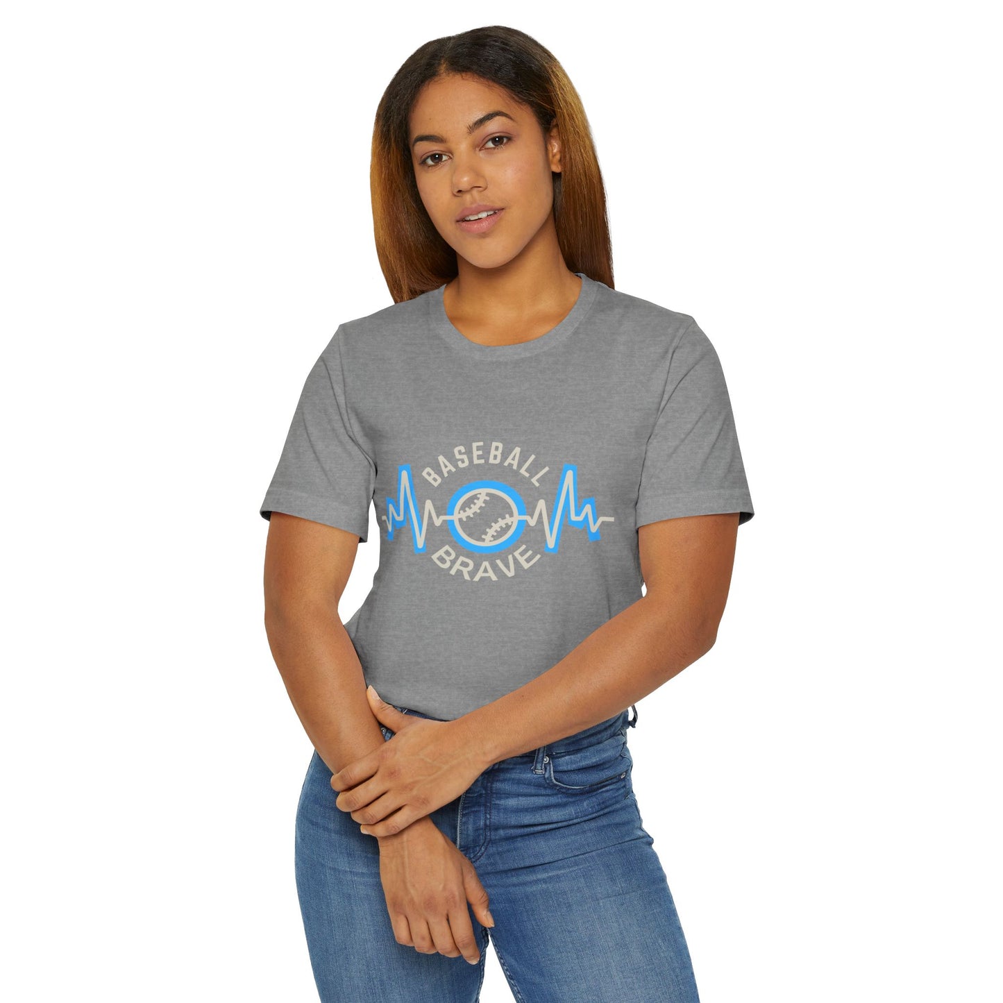 Brave MOM heartbeat T-Shirt