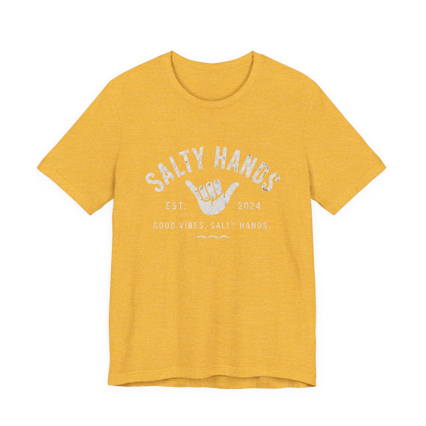 Salty Hands Tee — Good Vibes Surf T‑Shirt