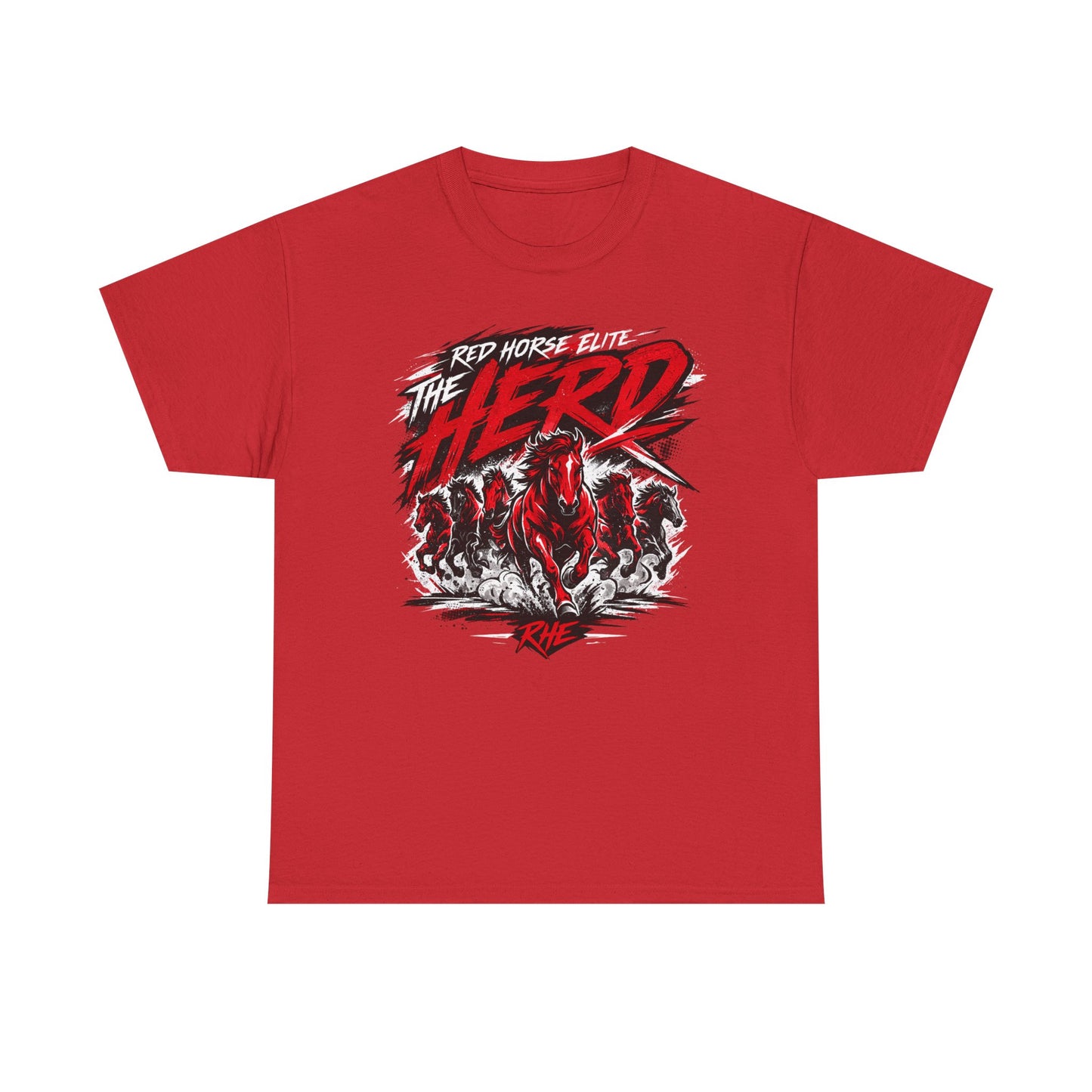 The Herd Graphic Tee — Red Horse Elite Bold T-Shirt