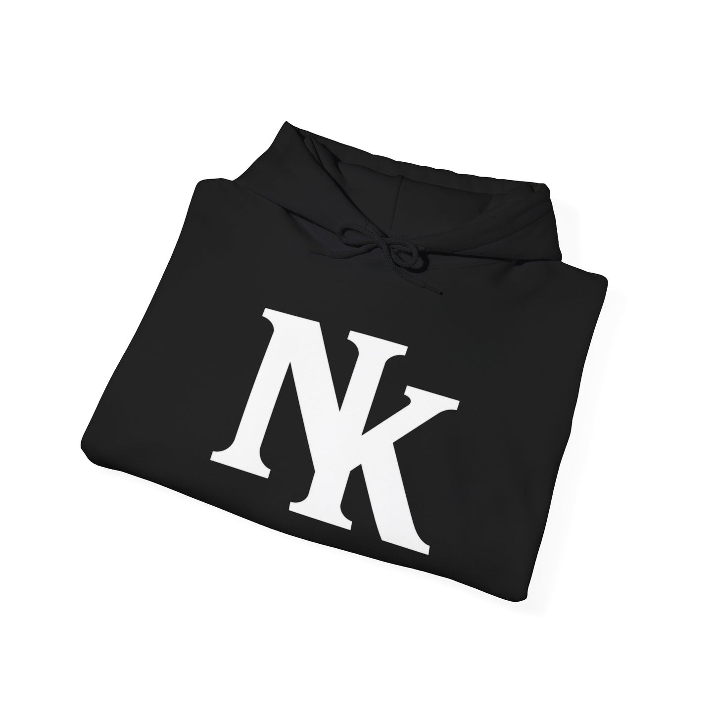 NK Monogram Hoodie – Classic Letterman-Style Logo Pullover