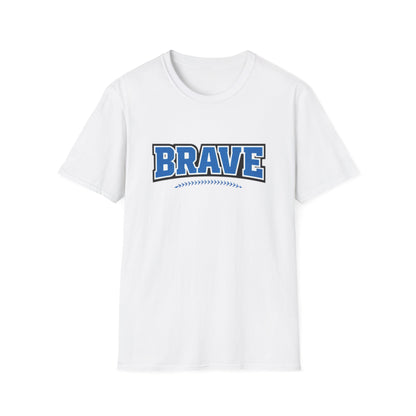 Brave Baseball Graphic T-Shirt — Bold Team Spirit Tee