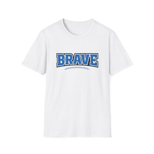 Brave Baseball Graphic T-Shirt — Bold Team Spirit Tee