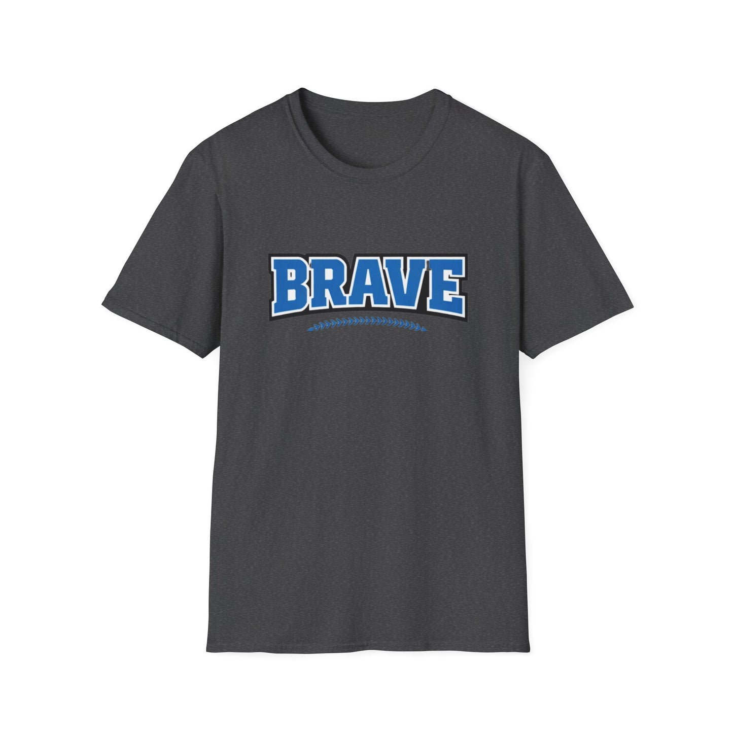 Brave Baseball Graphic T-Shirt — Bold Team Spirit Tee