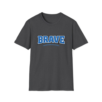 Brave Baseball Graphic T-Shirt — Bold Team Spirit Tee