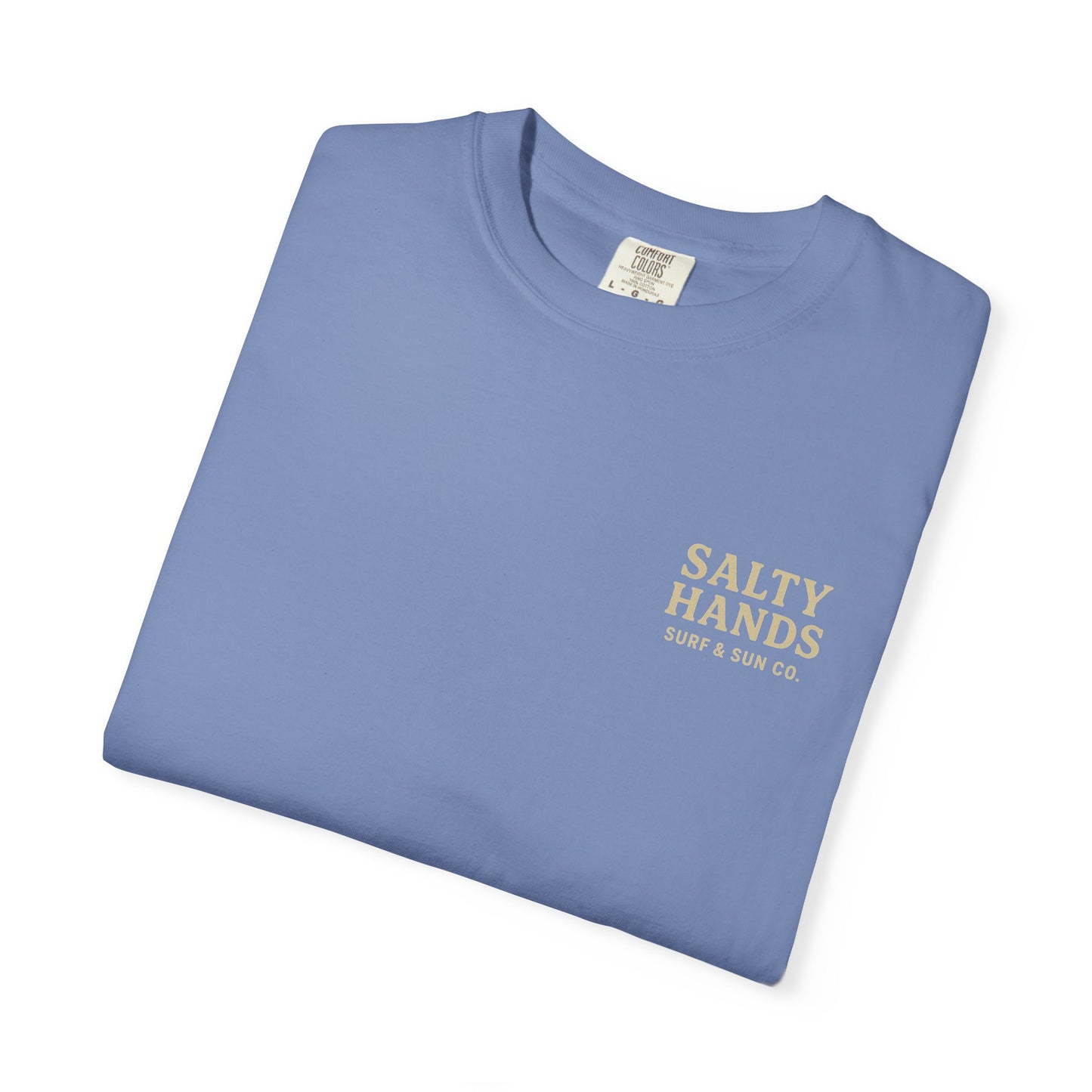 Salty Hands Surf & Sun T-Shirt — Crystal Coast Fishing Graphic Tee