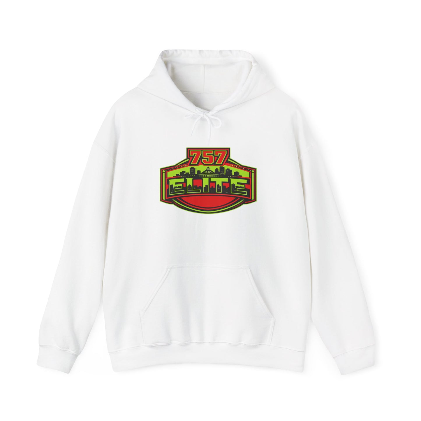 757 Elite Hoodie — Hampton Roads Skyline Logo Pullover