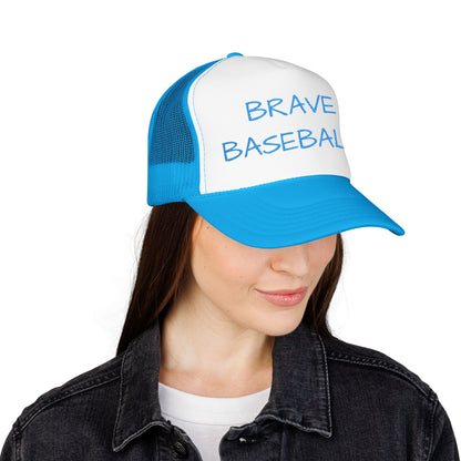 Brave Baseball Foam Trucker Hat