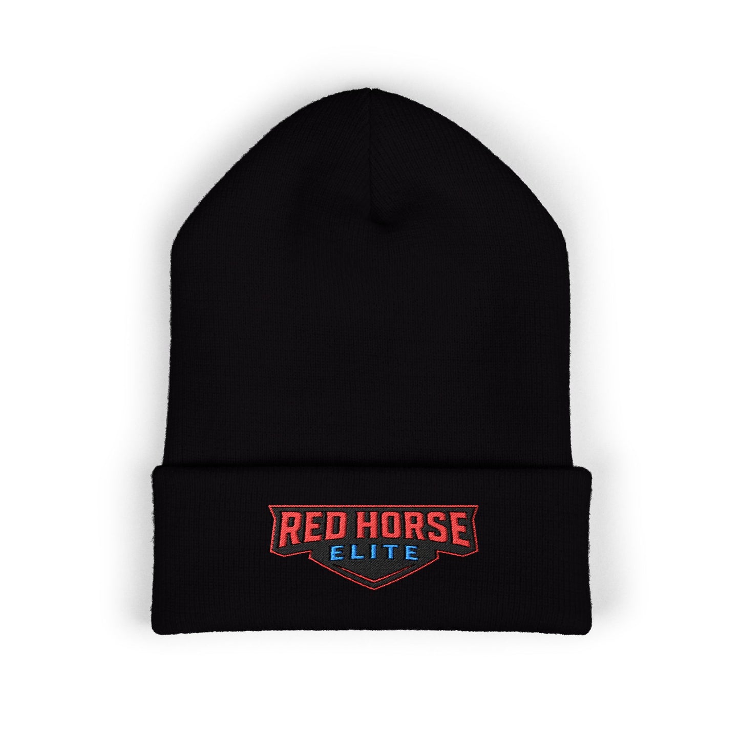 Red Horse Elite Embroidered Cuffed Beanie