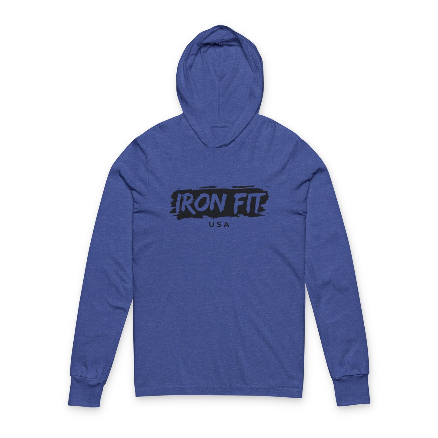 Iron Fit Hooded Long Sleeve Tee – Light Feel. Bold Energy.