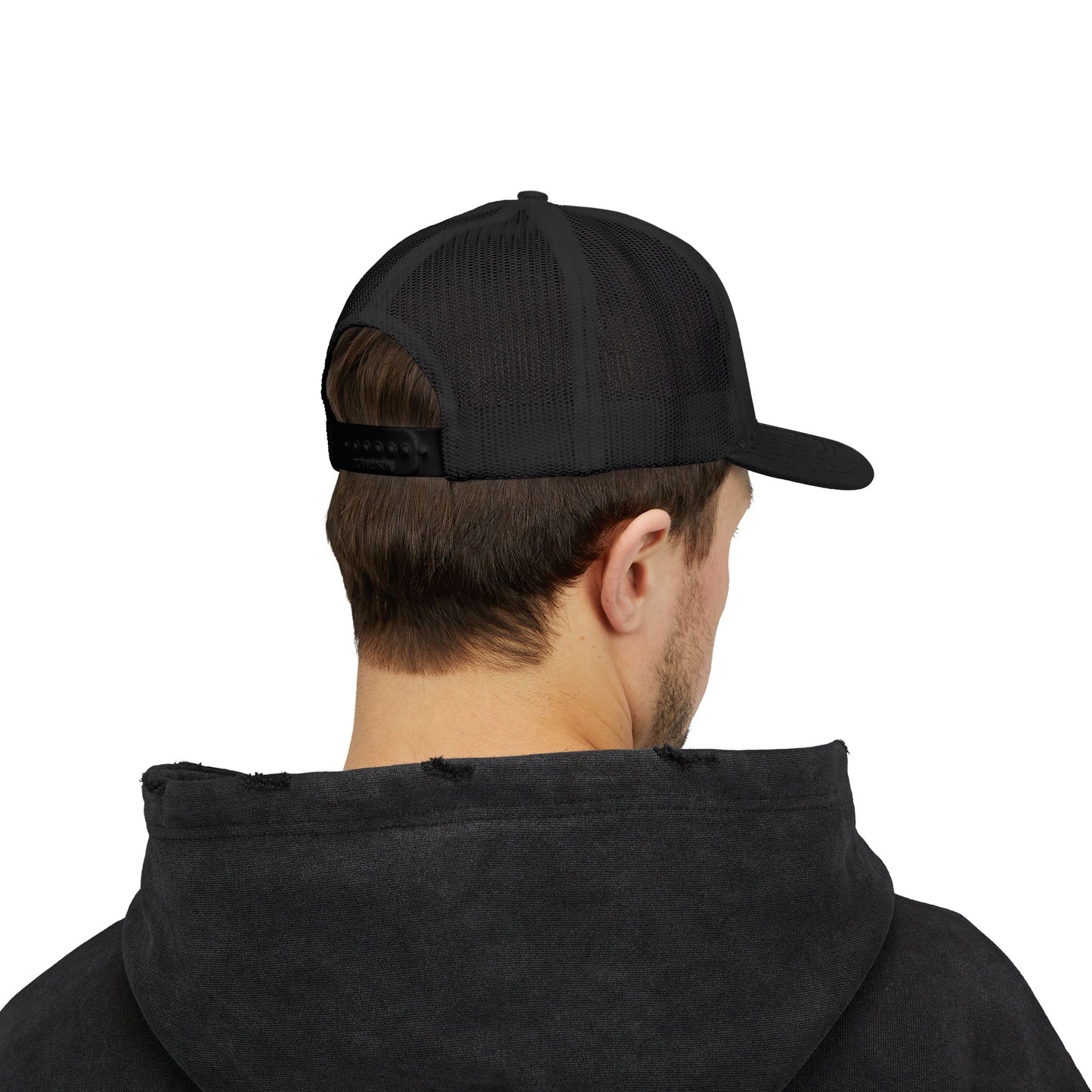 Red Horse Elite Trucker Cap — Embroidered Snapback Hat