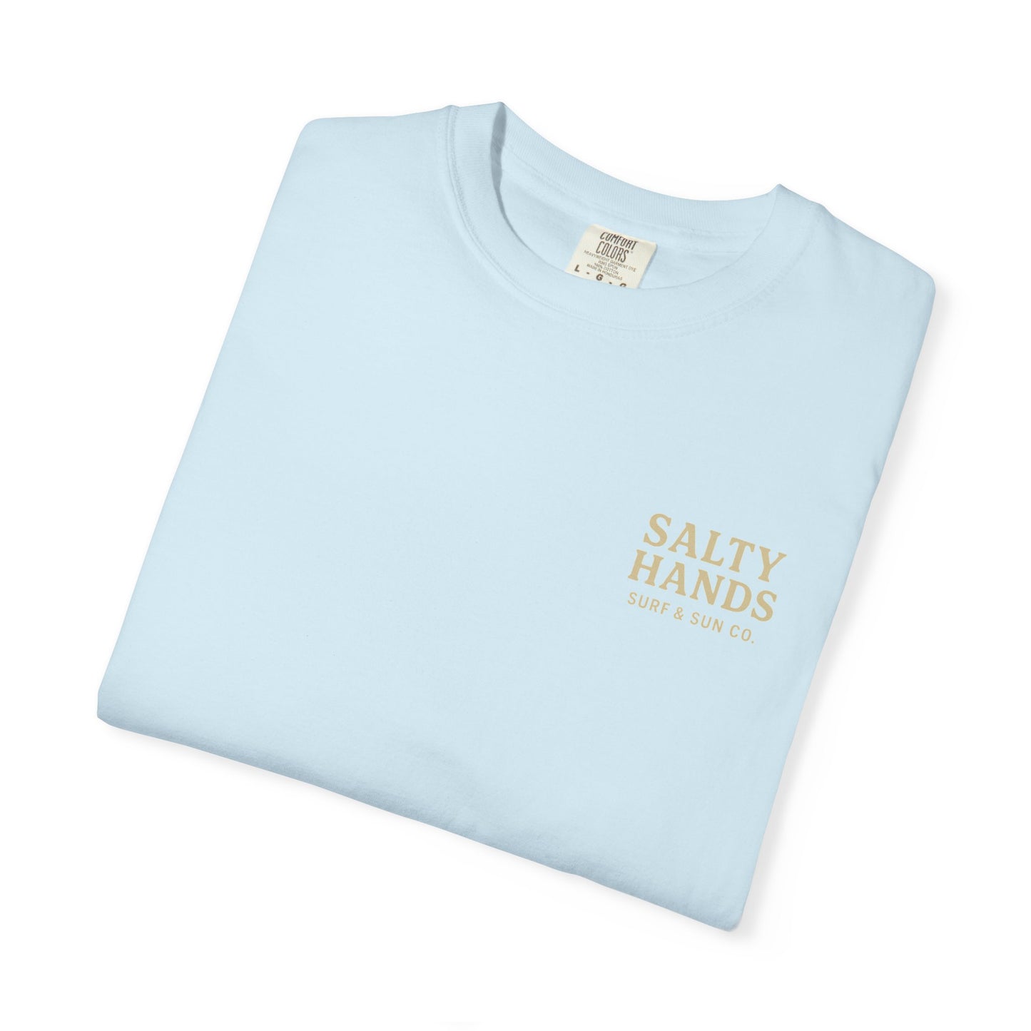 Salty Hands Surf & Sun T-Shirt — Crystal Coast Fishing Graphic Tee