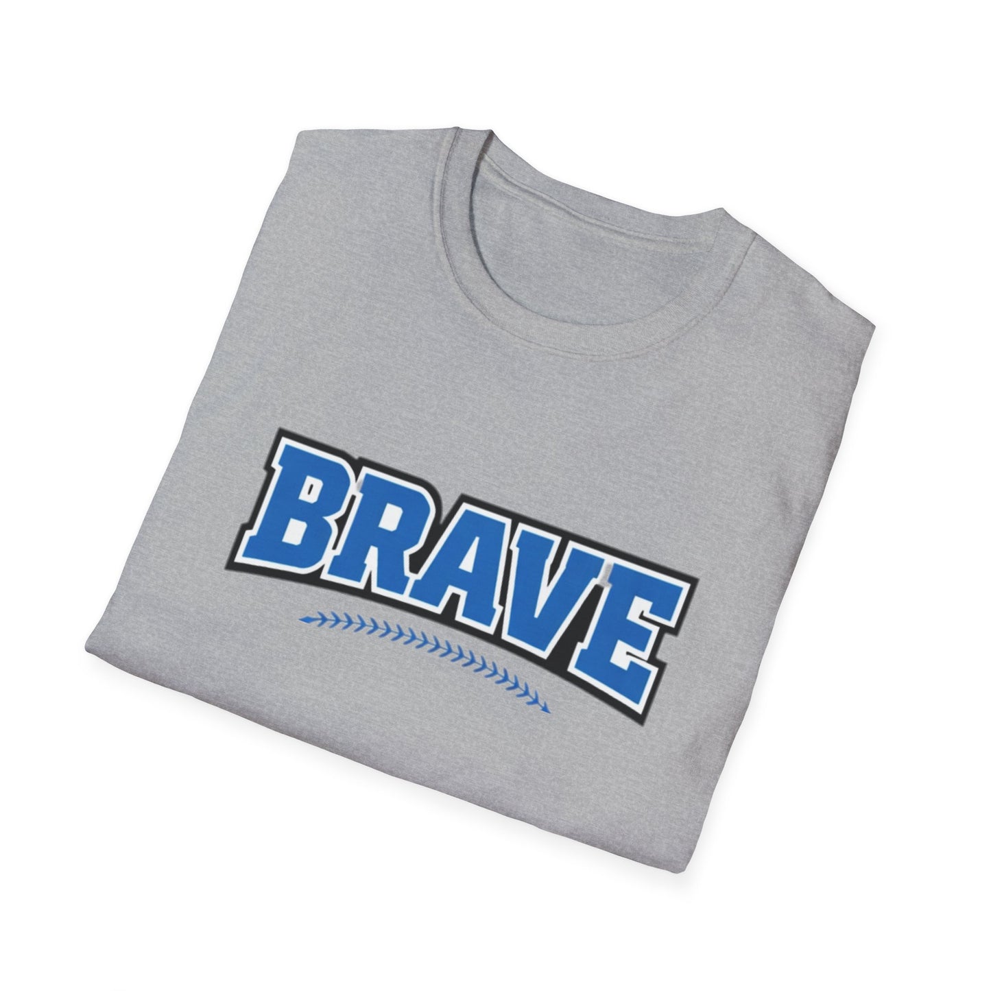 Brave Baseball Graphic T-Shirt — Bold Team Spirit Tee