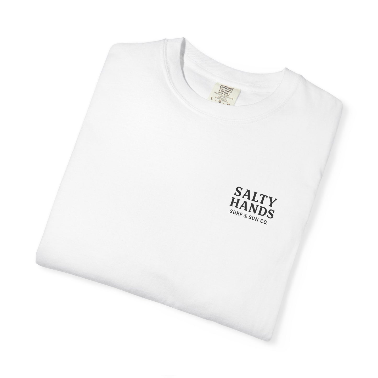 Salty Hands Surf & Sun T-Shirt — Crystal Coast Graphic Tee