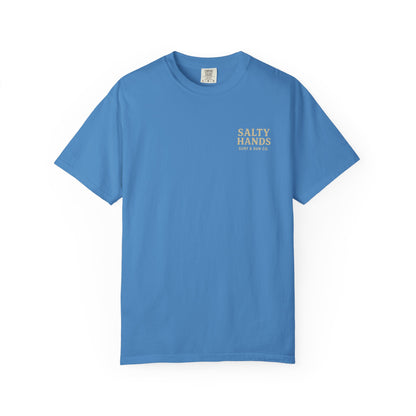 Salty Hands Surf & Sun T-Shirt — Crystal Coast Fishing Graphic Tee