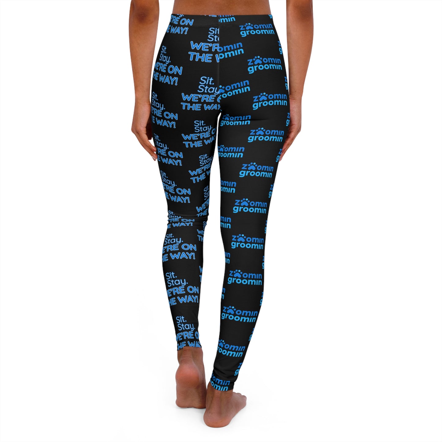 Zoomin Groomin Stylish Leggings Women - Perfect for Yoga, Gym, or Casual Outings, Trendy Activewear, Unique Gift for Her