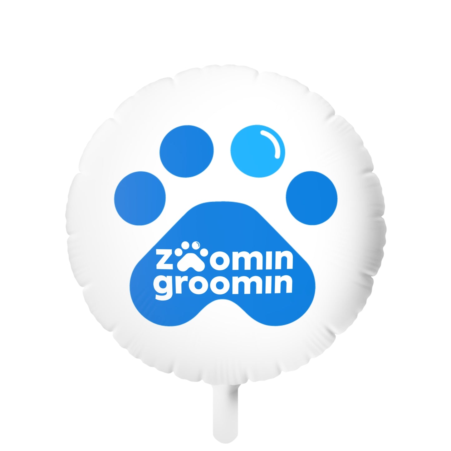 Reusable Pet-Themed Mylar Helium Balloon, Animal Party Decoration, Dog Birthday Balloon, Fun Pet Celebration Balloon, Cute Paw Print Balloon