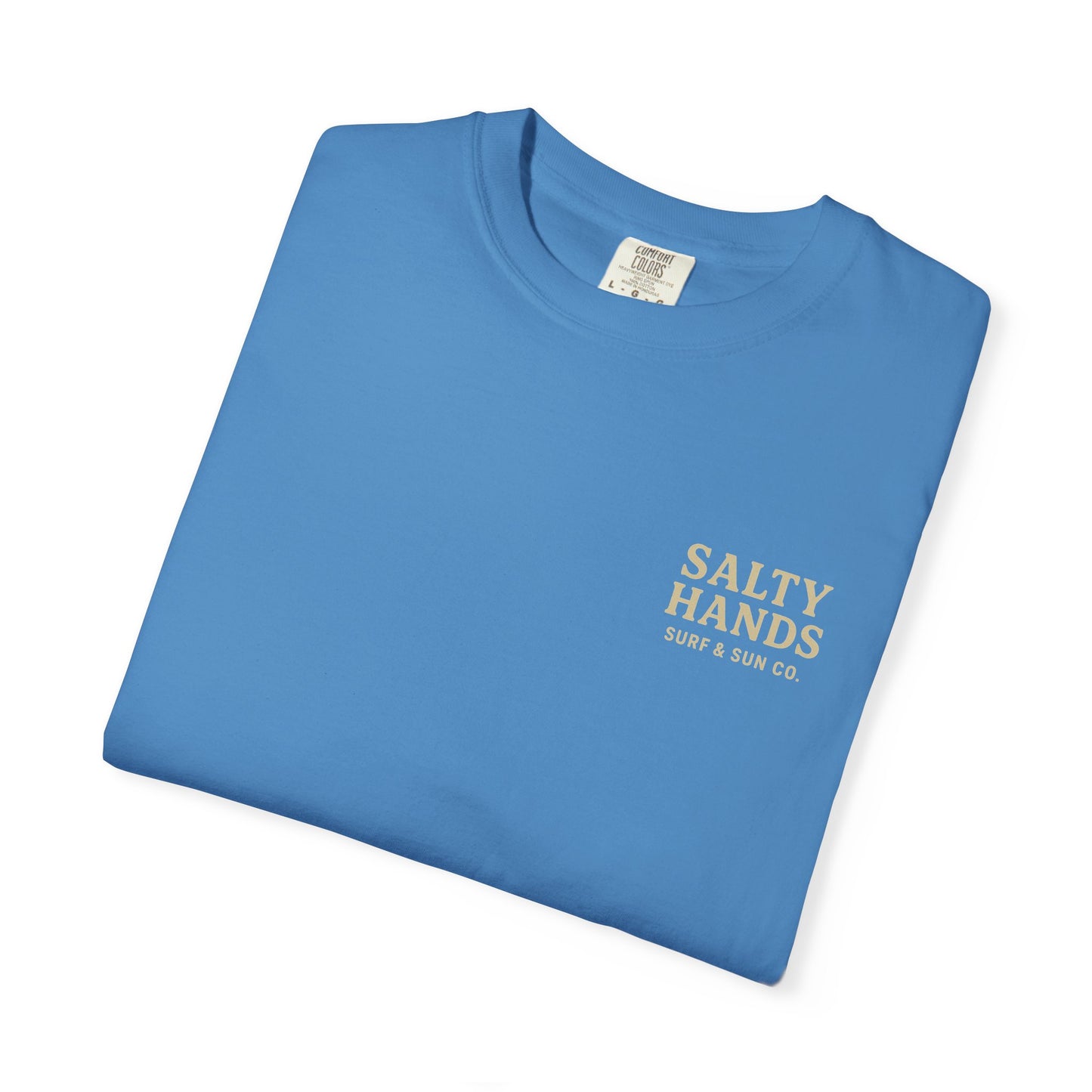 Salty Hands Surf & Sun T-Shirt — Crystal Coast Fishing Graphic Tee
