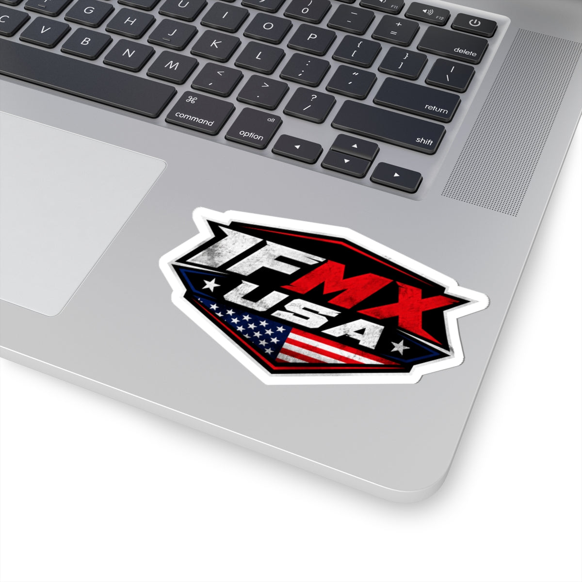 TFMX USA Flag Logo Kiss-Cut Sticker — Patriotic Motorsports Decal