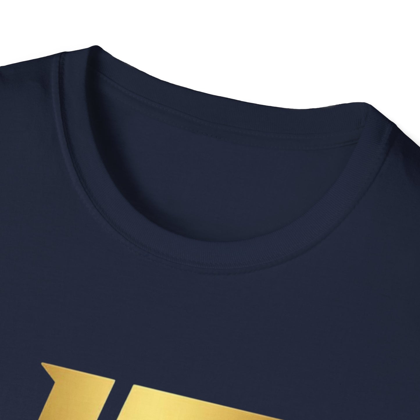 Iron Fit USA T-Shirt — Gold Logo Gym Tee
