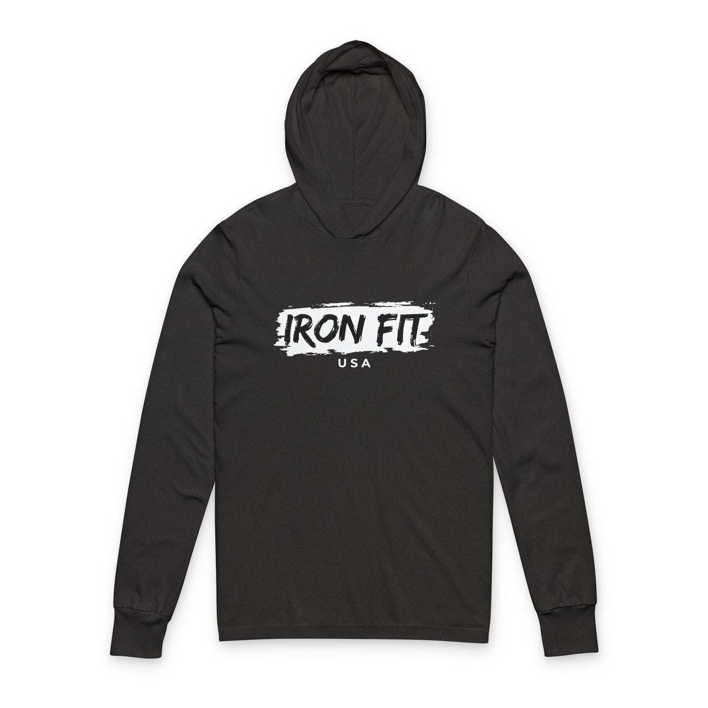 Iron Fit Hooded Long Sleeve Tee – Light Feel. Bold Energy.