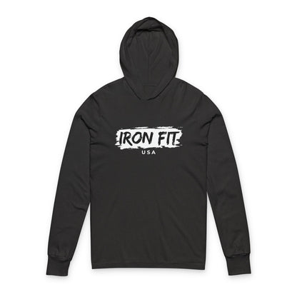 Iron Fit Hooded Long Sleeve Tee – Light Feel. Bold Energy.