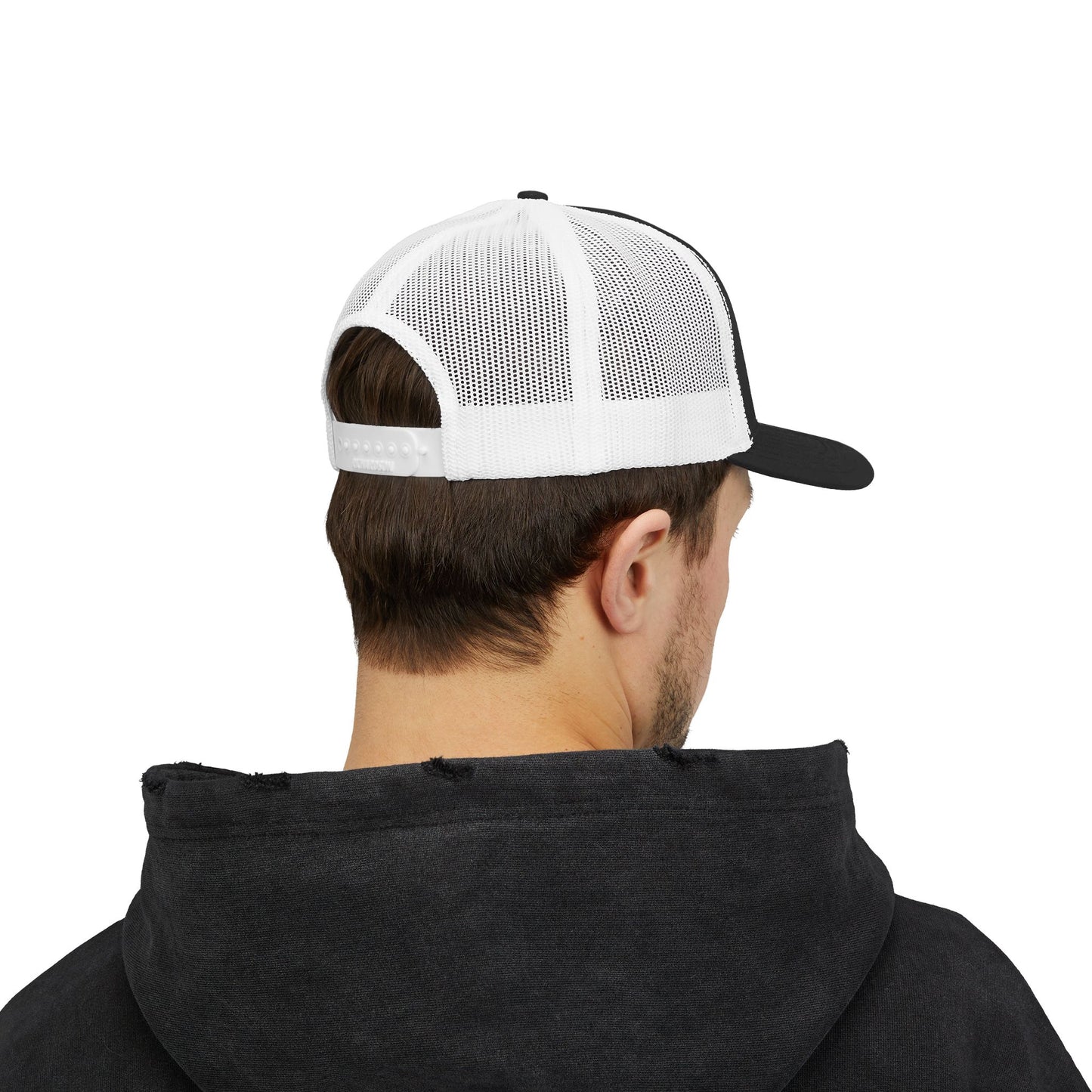 Red Horse Elite Trucker Cap — Embroidered Snapback Hat