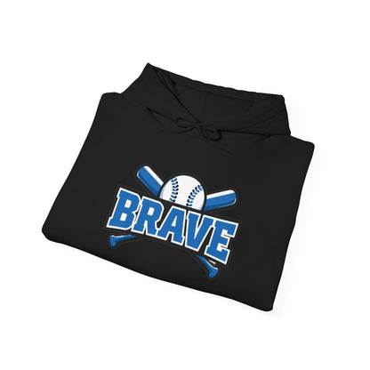 Brave Baseball Hoodie –  Team Spirit Pullover