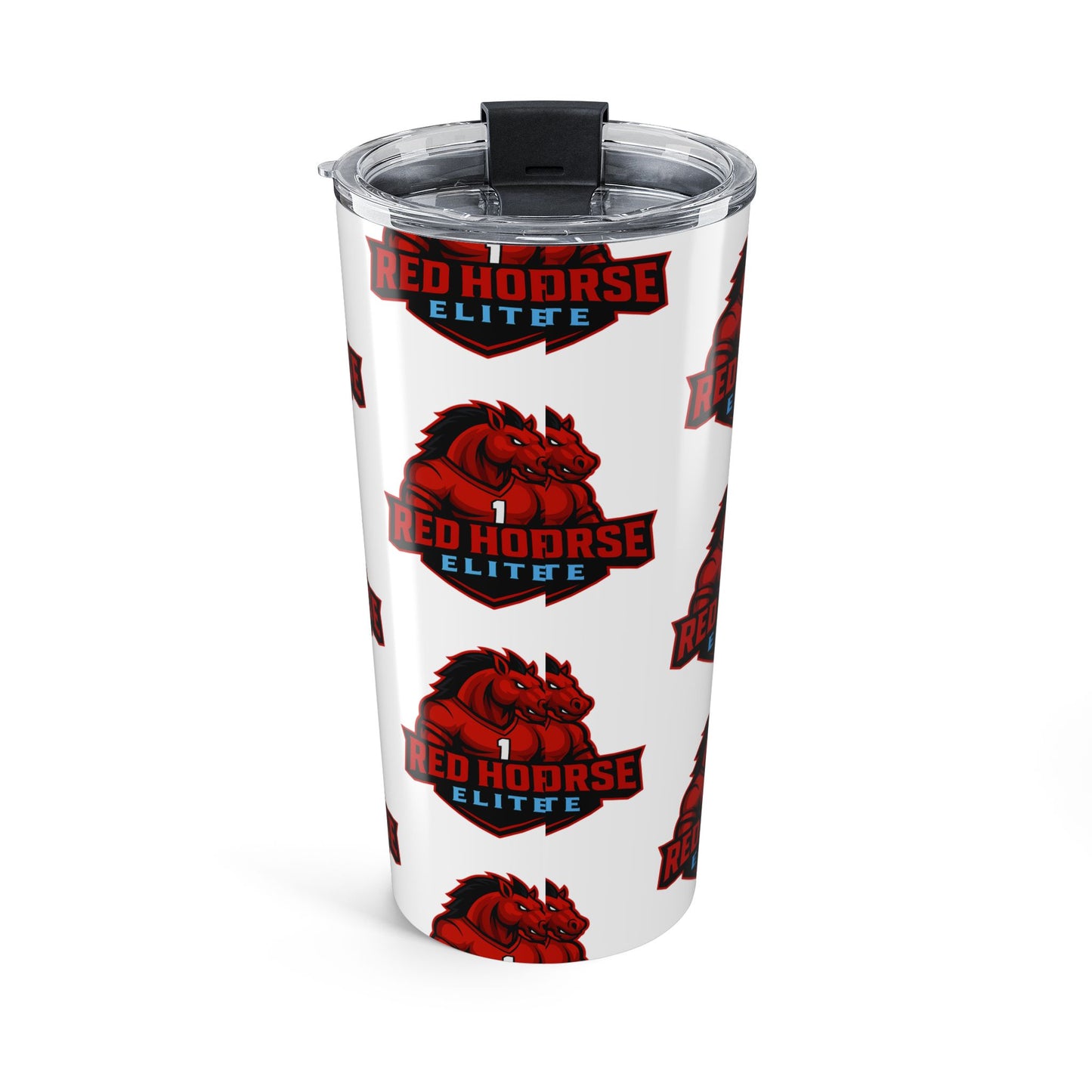 Red Horse Elite 20oz Tumbler – Insulated Travel Cup with Bold Red Stallion Logo