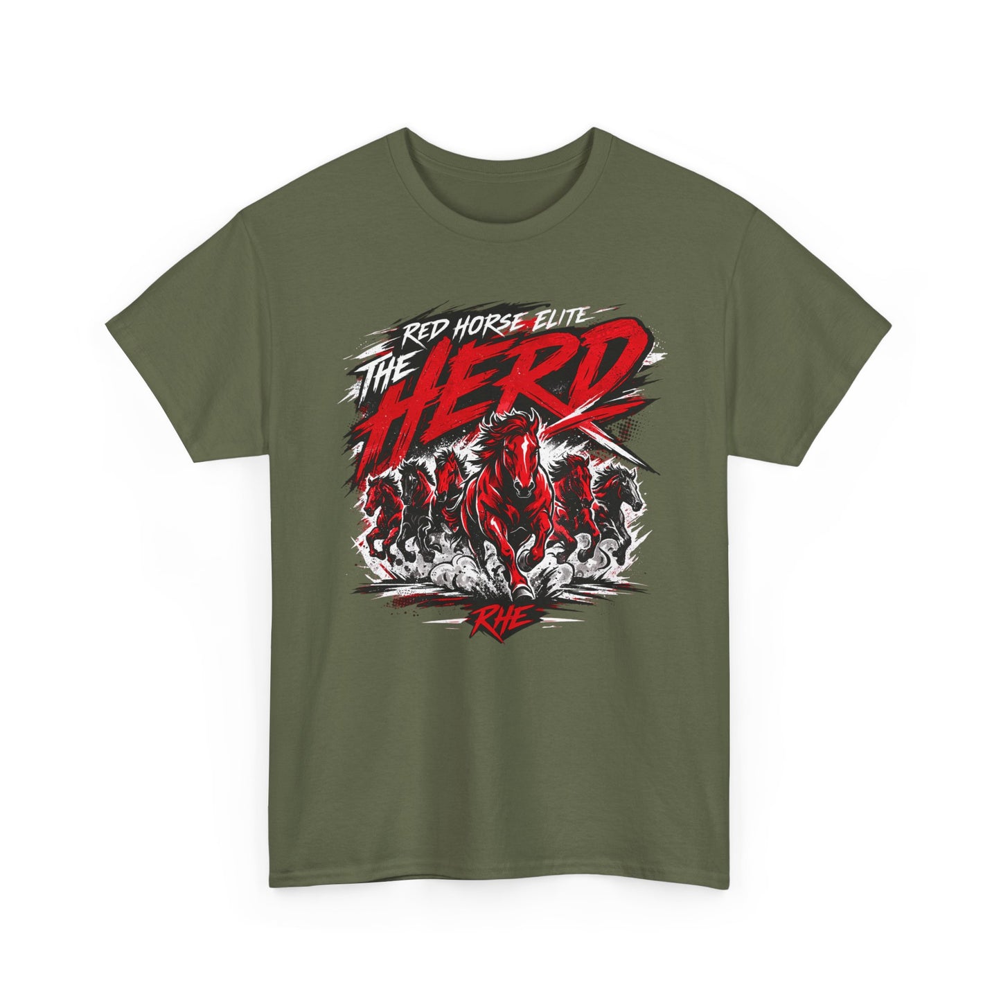 The Herd Graphic Tee — Red Horse Elite Bold T-Shirt