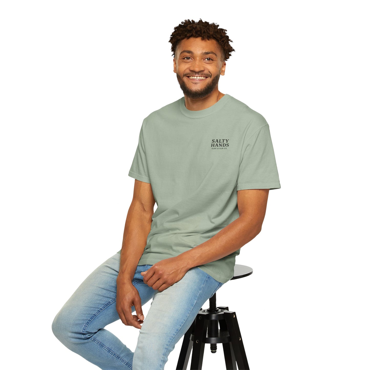 Salty Hands Surf & Sun T-Shirt — Crystal Coast Graphic Tee