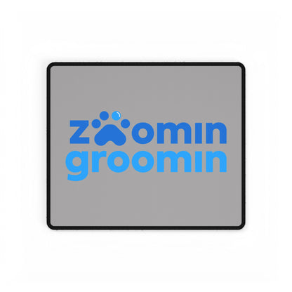 Zoomin Groomin Desk Mat - Pet Lover Decor, Functional Workspace Accessory, Gift for Dog Owners, Home Office Essentials, Stylish Mat
