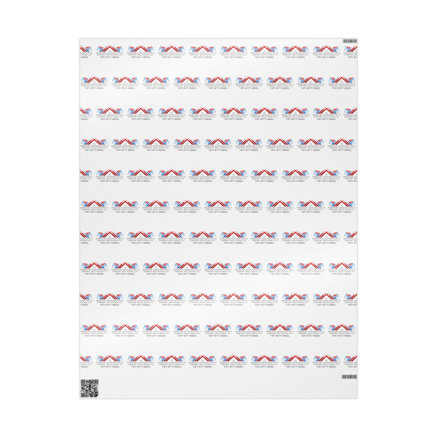 Patriotic Union Jack Accent Wrapping Paper Roll