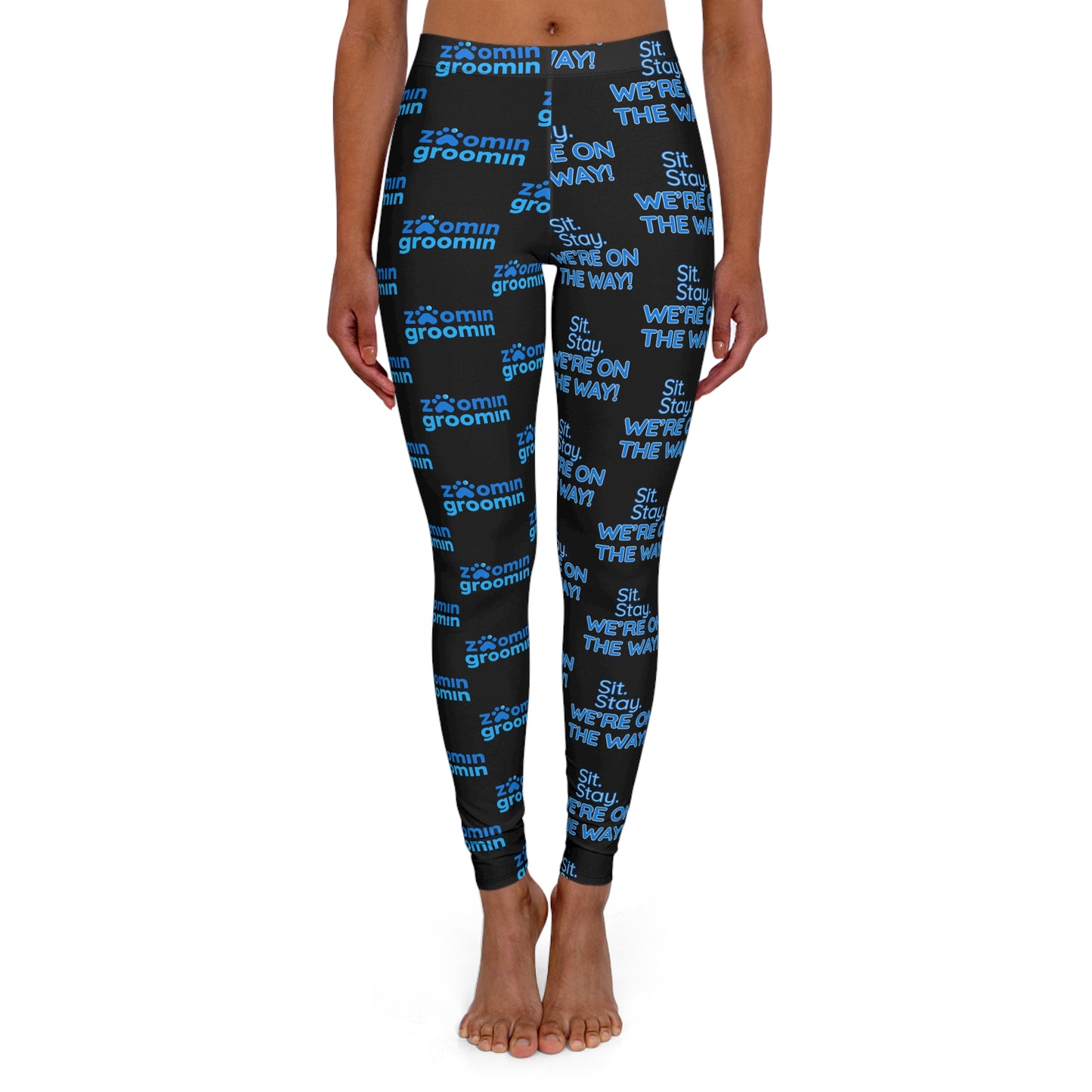 Zoomin Groomin Stylish Leggings Women - Perfect for Yoga, Gym, or Casual Outings, Trendy Activewear, Unique Gift for Her