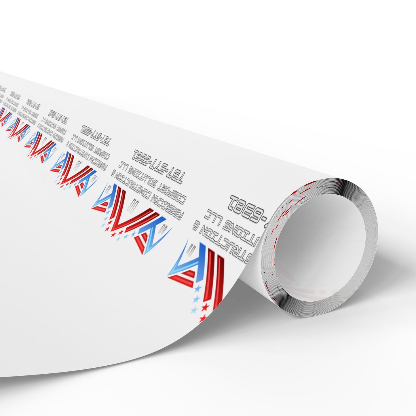 Patriotic Union Jack Accent Wrapping Paper Roll