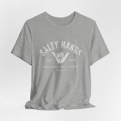 Salty Hands Tee — Good Vibes Surf T‑Shirt