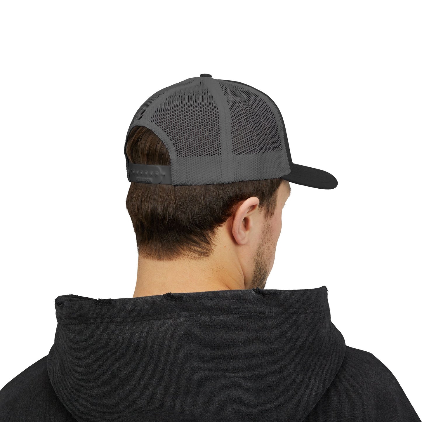 Red Horse Elite Trucker Cap — Embroidered Snapback Hat